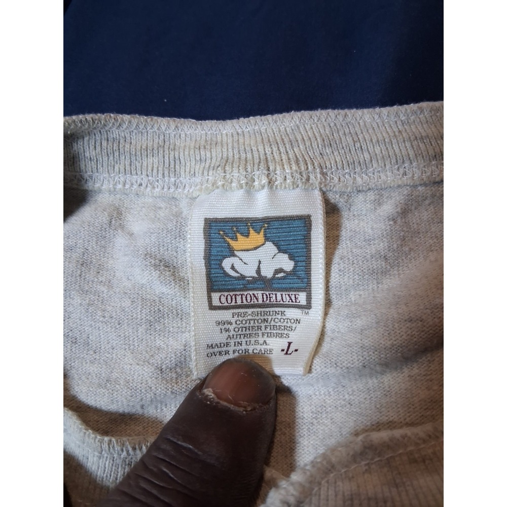 Vintage 80's Dr. Pepper Baseball Tee "Pepper Pastime" Size Large Cotton Deluxe - Picture 4 of 6